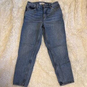 Topshop Women's Mom Straight Leg Jeans